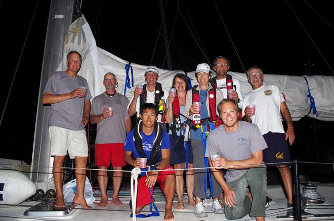 Falcon is the first boat in the fleet to arrive © World Cruising Club http://www.worldcruising.com